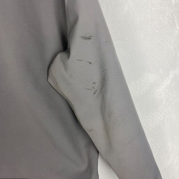 Carhartt Rain Defender Jacket Mens Large Gray Mock Neck Outdoors Full Zip - Picture 9 of 16